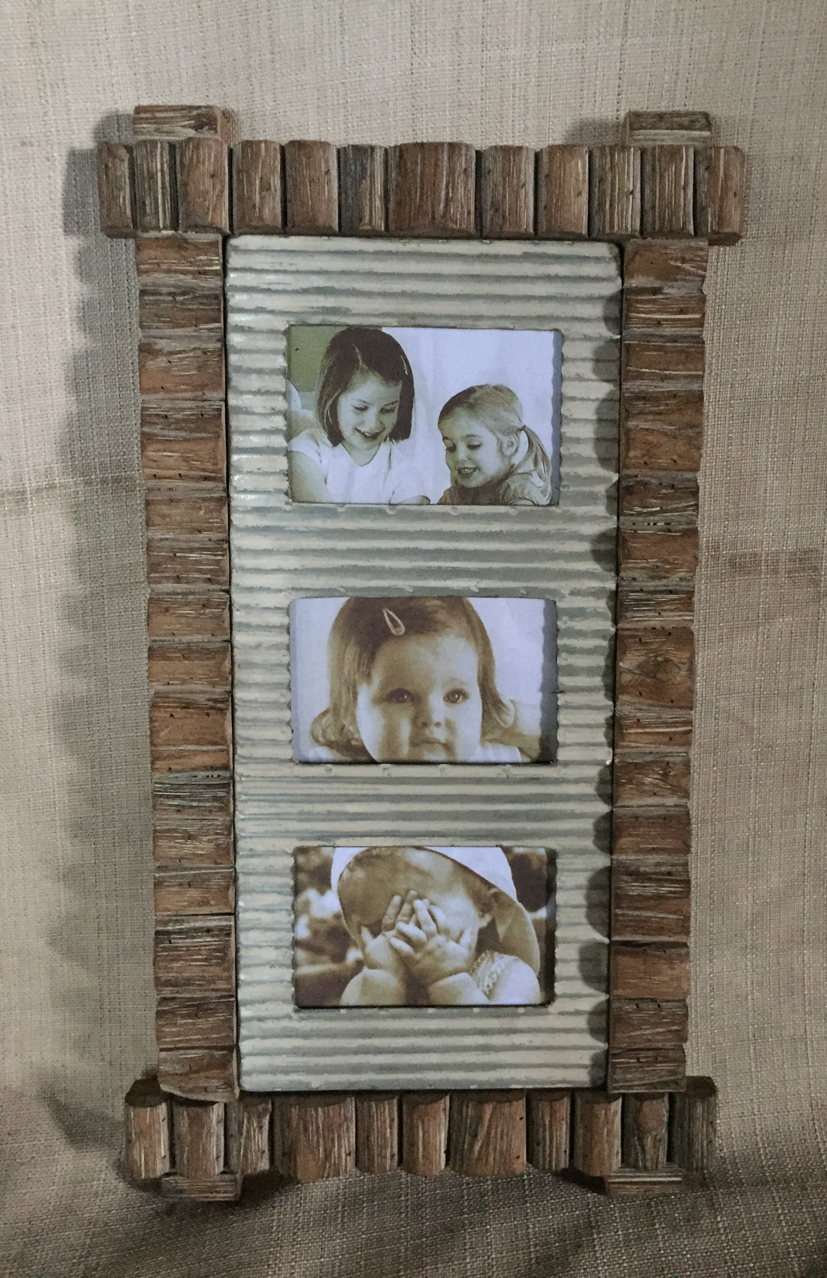 vintage style wooden frame